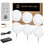 Éclairage d'armoire avec télécommande, paquet de 6 ampoules enfichables 12V 2W 3000K à 6500K