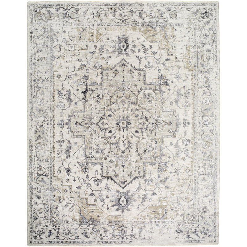 Tapis tissé à la machine Kirima, Tapis de couloir 2 pi 7 po x 10 pi
