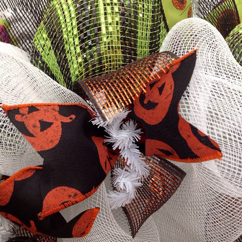 Couronne de joyeux Halloween avec citrouille d'Halloween