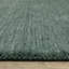 Yolandi Teal Solid Color Hand Tufted Wool Area Rug-47229149