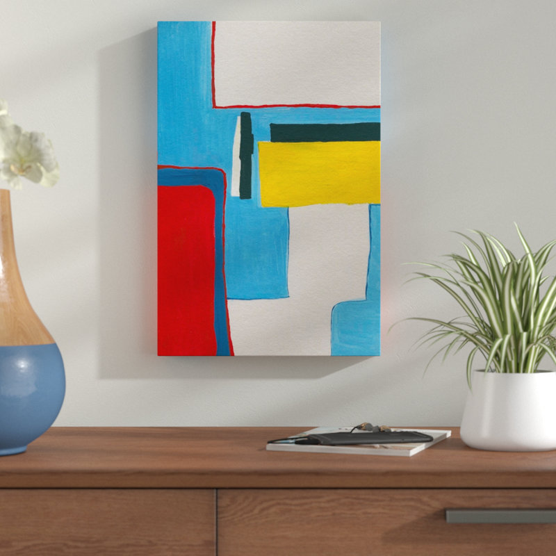 « secreting passage », reproduction de peinture à l’acrylique sur toile, H 18 po x l 12 po