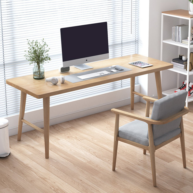 Bureau d'écriture Burlywood, H 29,53 po x l 55,12 po x P 23,62 po