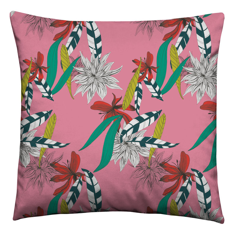 Chamness Floral Square Cushion