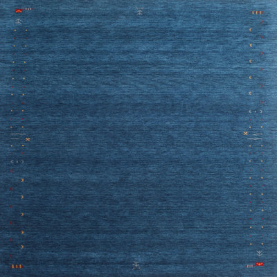 Tapis de zone violet/rouge contemporain
