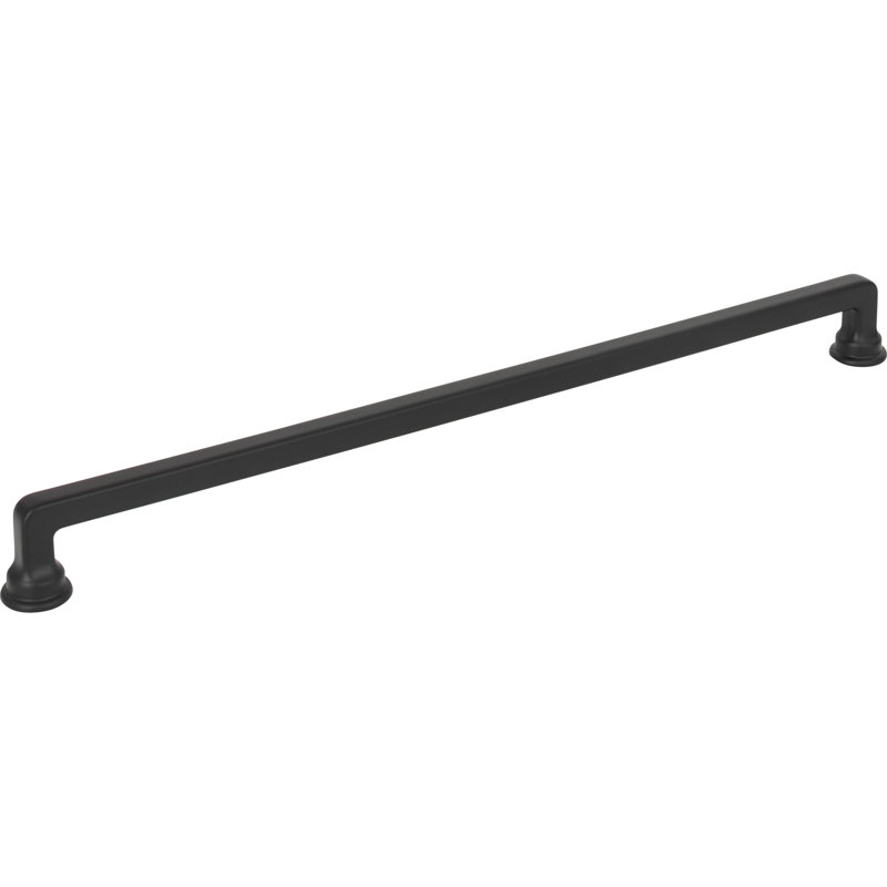 Matte Black 12" Industrial Bar Pull Handle