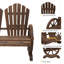 Banc de jardin en bois Andriah