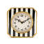 Horloge de table rayée