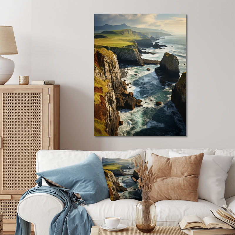 Impression sur toile Irlande Dingle, H 40 po x l 30 po x P 1 po