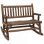 Chaise berçante en bois pour 2 personnes-1819612762