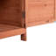 Banc de jardin 39 po, orange, avec 2 tablettes, crochets latéraux et table galvanisée pour le plaisir et le rangement extérieur, crochets de table, orange-993222163