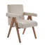 Fauteuil de salle à manger en tissu Poppy-219364726