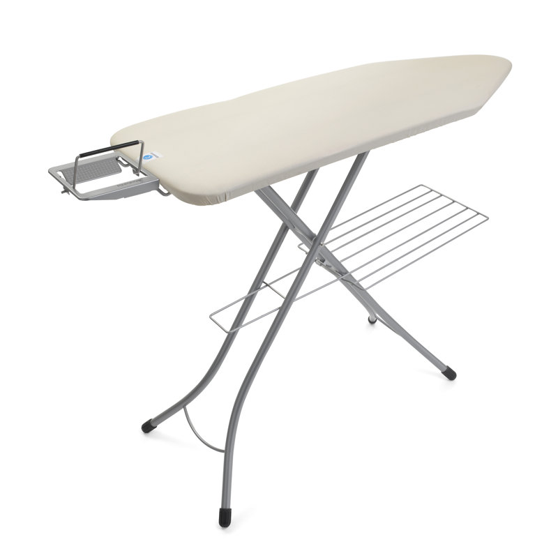 Brabantia Size C Large Ironing Board with Steam Iron Rest and Linen Rack