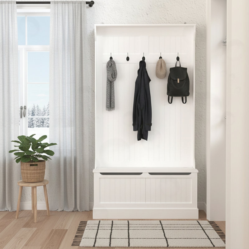 Hall Tree with Shoe Storage Bench