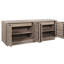 Buffet en bois manufacturé massif 2 tiroirs 71 po Basile