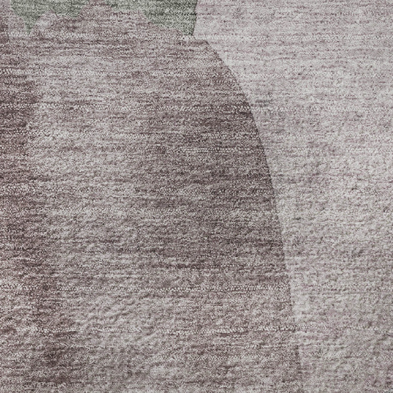 Premium Machine Washable Mouton Abstract Rug, Rectangle 3' x 5'