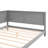 Gray Daybed/ Bed In Full Size - Elegant Mid-century Style With Back Classic Construction-1782626329-1782626331