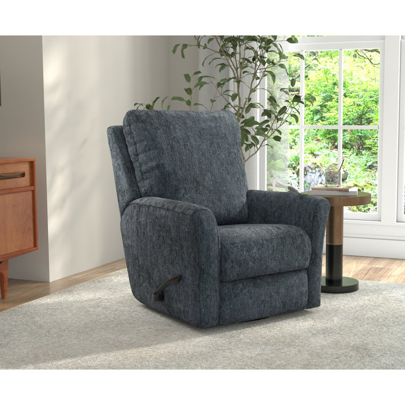 Belton Swivel Glider Recliner, Blue