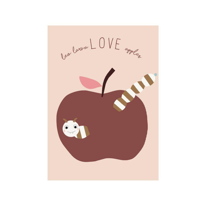 Love Apples Poster In Powder