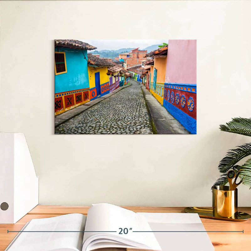 Sireci Guatape Cobbled Street, 8" H x 12" W
