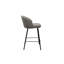 Upholstered Counter Stool with Metal Frame-88208215