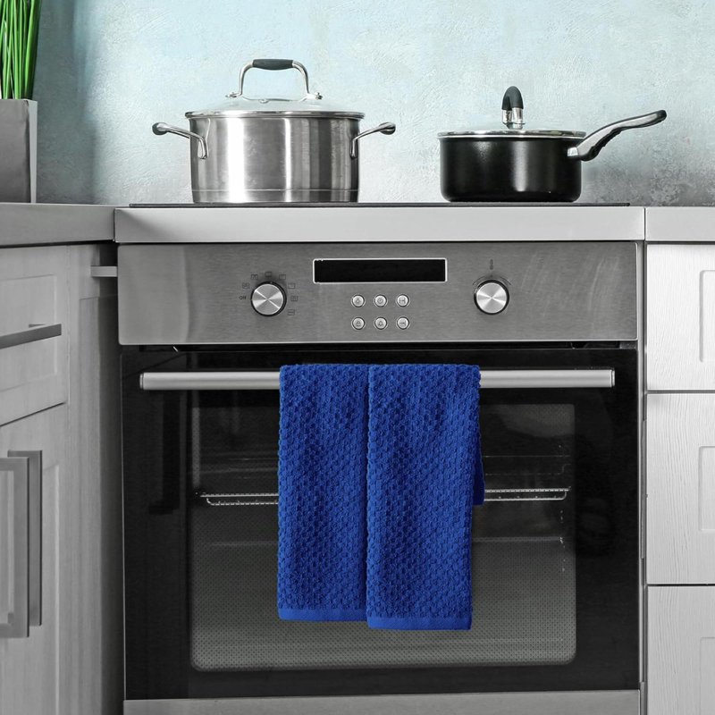 Cotton Kitchen Towel, Blue