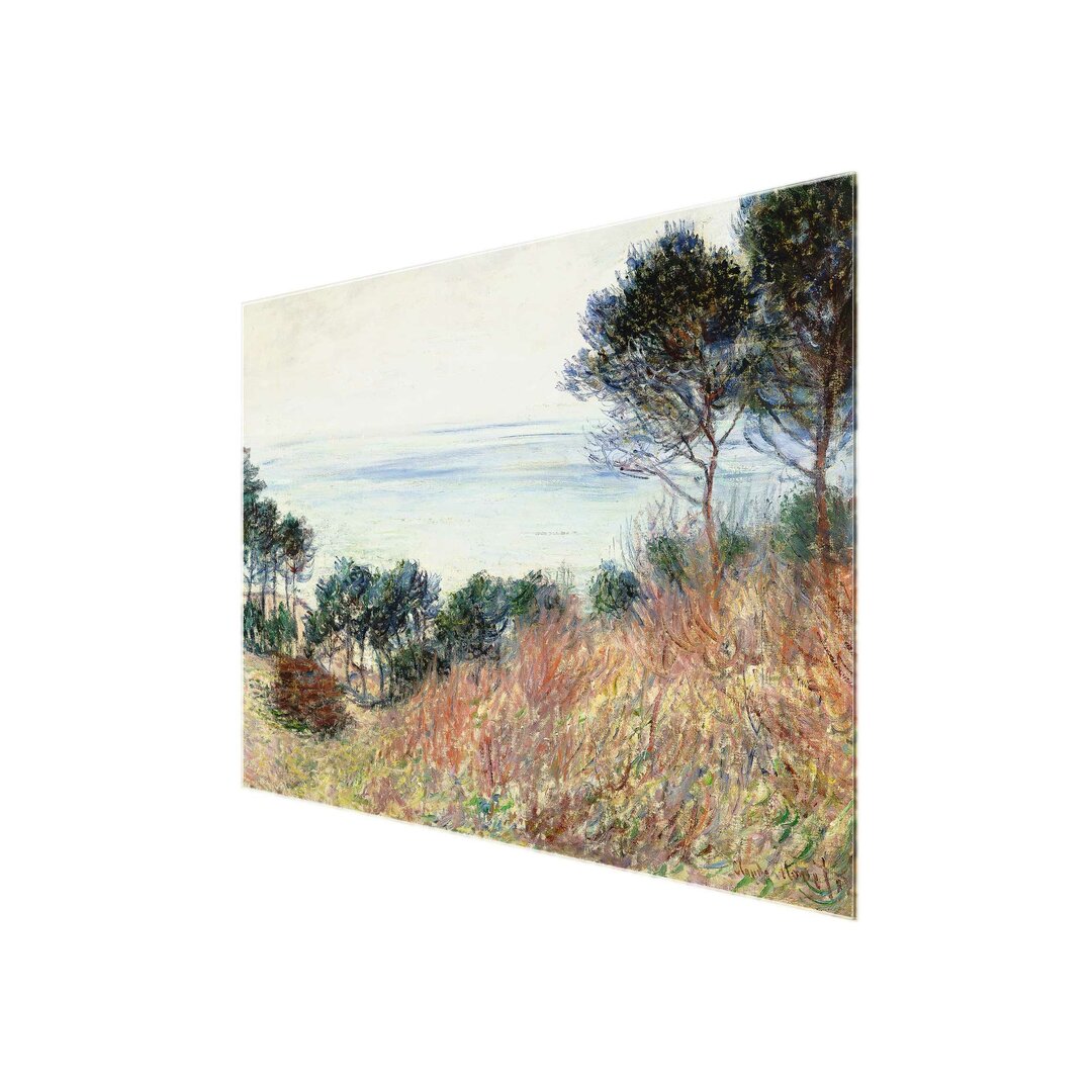 Glasbild Die Küste von Varengeville von Claude Monet