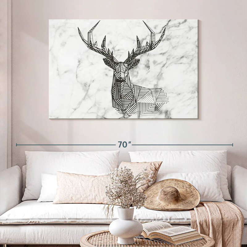 Cerf Brampt, H 32 po x l 48 po