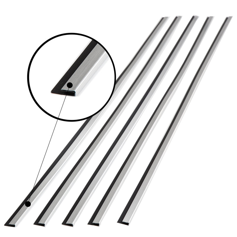 Garniture FASÄ J (paquet de 5), Aluminium brossé