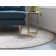 Tapis gris à motif floral Moua