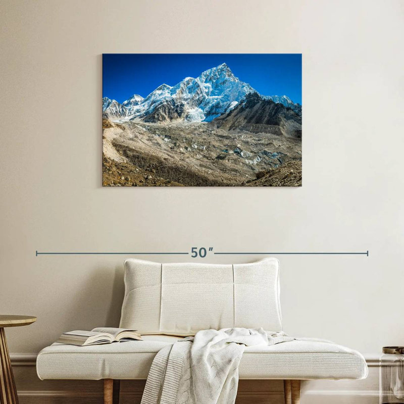 Nuptse au-dessus du glacier Khumbu, H 24 po x l 36 po