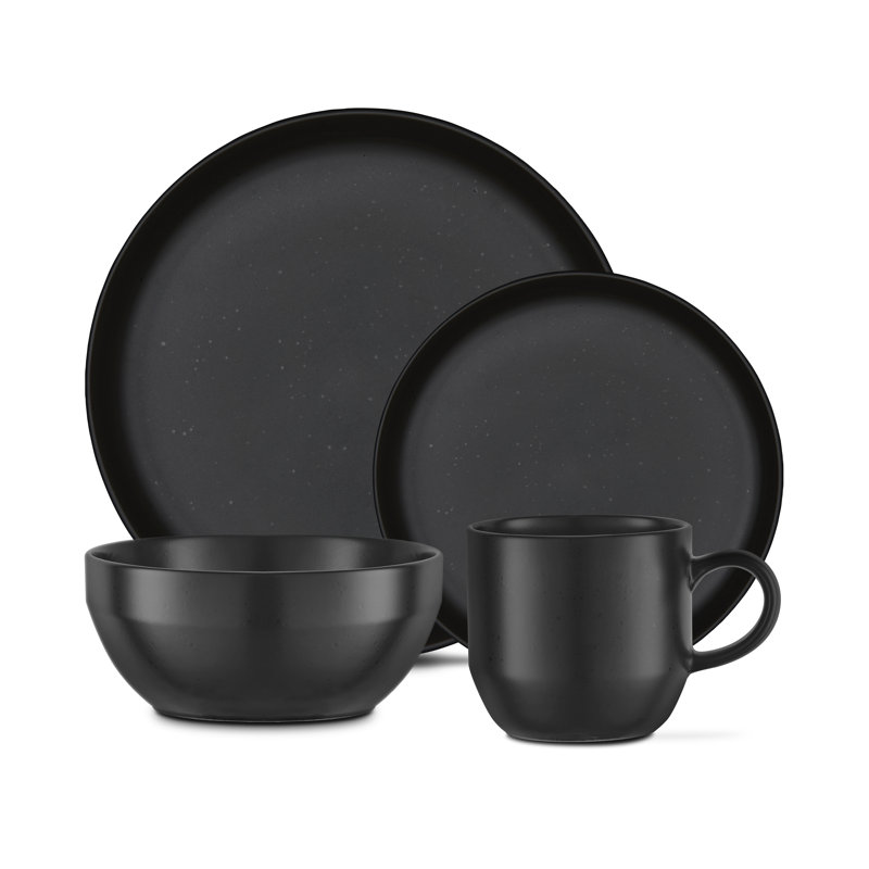 Luna Piece Stoneware Dinnerware Set - Service for 4