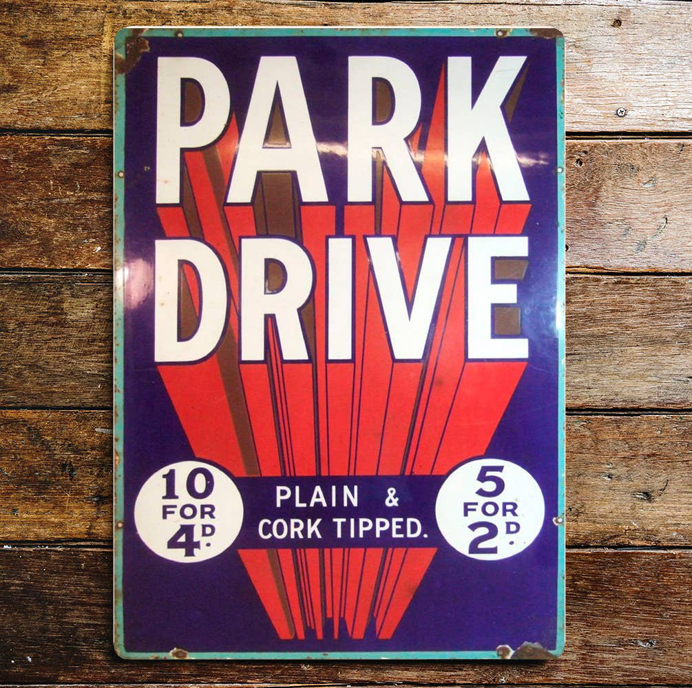 Wanddekoration Park Drive Plain & Cork Tipped