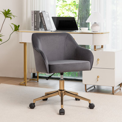 Jace Velvet Office Chair