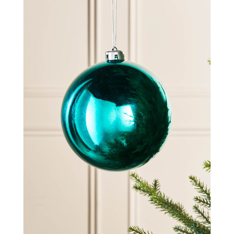 Solid Colour Plastic / Acrylic Bauble, 16cm H x 14.99cm W x 14.99cm D