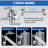 Rain Dual Shower Head 2.5 GPM GPM