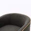 Fauteuil pivotant rembourré Fauteuil club Fauteuil club pour salon-130549383