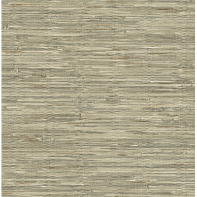 Exhale Light Brown Woven Faux Grasscloth Wallpaper
