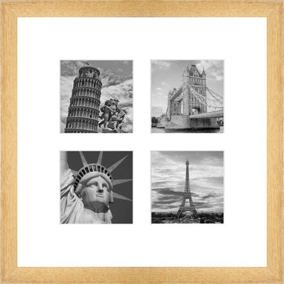 Lambertus Wood Picture Frame with Mat