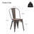 Augustine 17.7'' H Metal Stacking Side Chair-86413700
