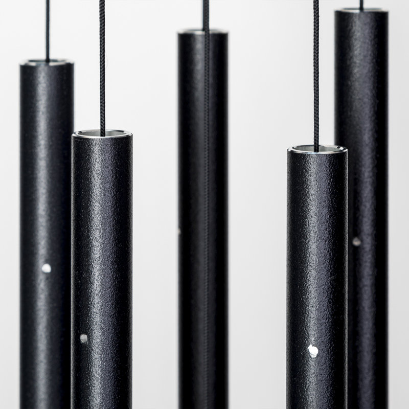 Shenandoah Melodies Aluminum Wind Chime, Noir, H 26 po x l 6 po x P 6 po