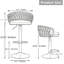 Tabouret de bar Christal Cerelly-88075636