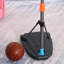 Dezerea 3 Pcs Kids Basketball Set w/ Hoop Ball Pump Height Fillable Base 3-8 Yrs