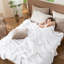 Jeté 100% coton 4 couches avec frange MooMee Airy-115808092-115808095