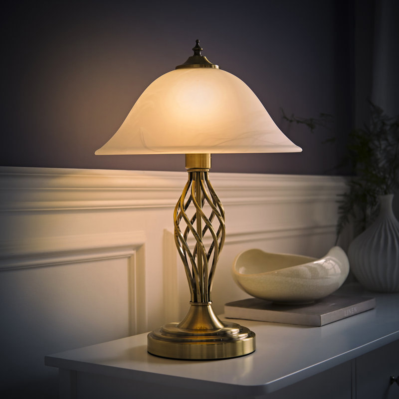 Axelrod Metal Table Lamp, Antique Brass