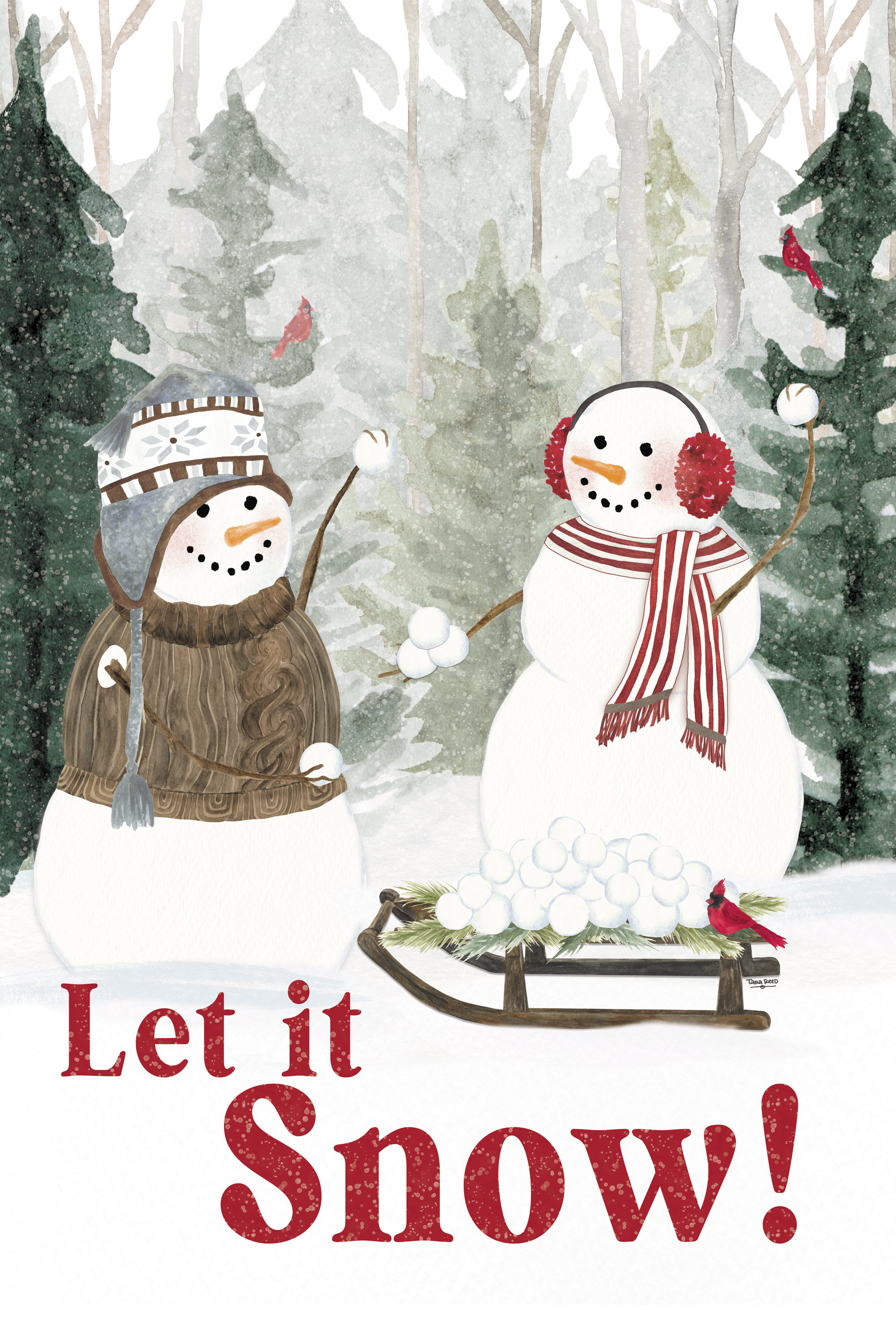 The Holiday Aisle® Ashad Christmas In The Woods Portrait VIIILet It