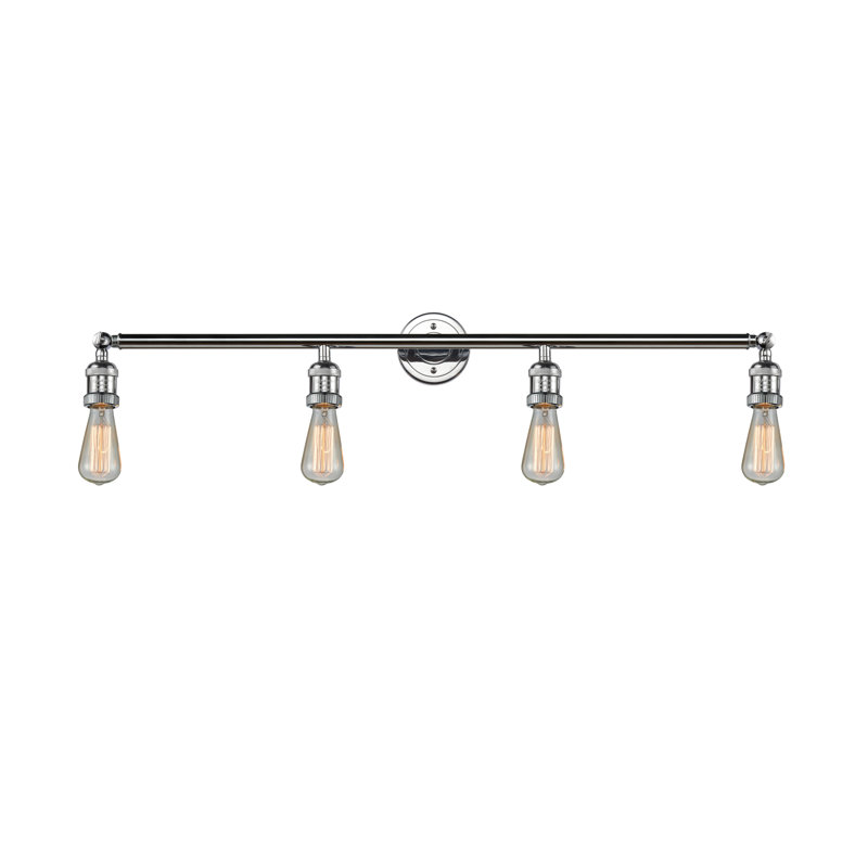 4 - Light Dimmable Vanity Light, Polished Chrome, LED