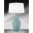 Filare 31 in. Spun Sky Blue Ceramic Table Lamp