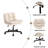 Larger Size 360° Swivel Home Office Desk Chair With Wheels