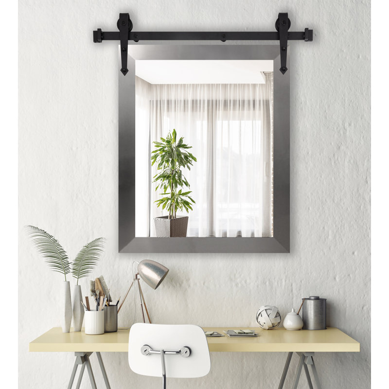 Ensemble de 2 miroirs Lynd, H 32 po x l 26 po, Nickel