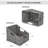 Wicker Storage Baskets, Waterproof Wicker Basket With Handles, Trapezoid Woven Storage Bins For Organizing, Decorative Wicker Basket, 2-Pack-1840369736